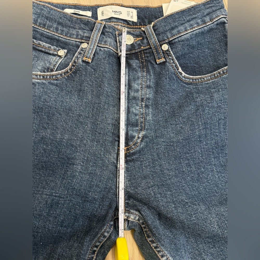 Slim mid-rise cropped jeans size US 1 / EUR 32 | MANGO - Picture 13 of 14